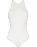 high neck racerback bodysuit