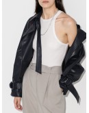high neck racerback bodysuit