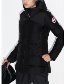 Hybridge hooded puffer jacket