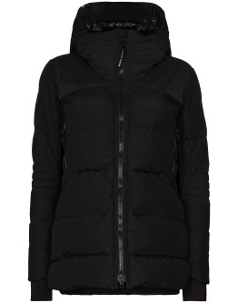 Hybridge hooded puffer jacket