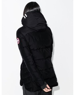 Hybridge hooded puffer jacket