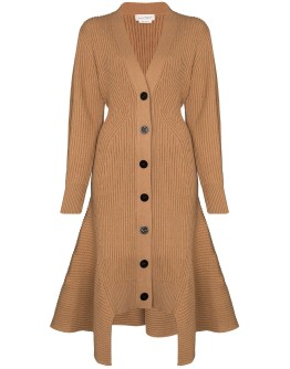 fluted cardigan