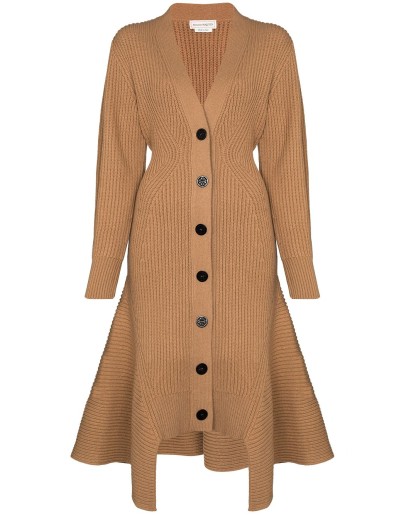 fluted cardigan
