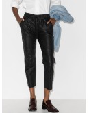  cropped leather trousers