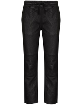  cropped leather trousers