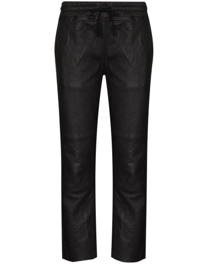  cropped leather trousers