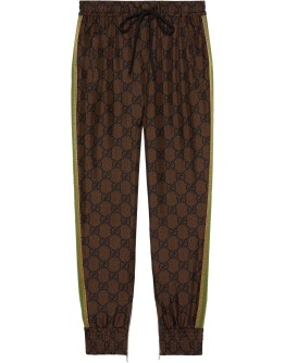 GG Supreme print track pants