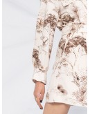Jaine belted shirt playsuit