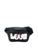 Love print belt bag 