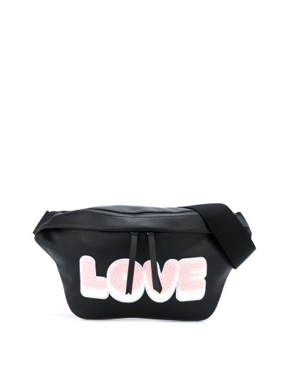 Love print belt bag 