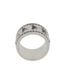 crystal-embellished band ring