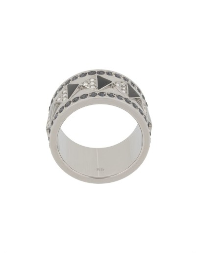 crystal-embellished band ring
