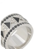 crystal-embellished band ring