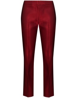 mid-rise cropped trousers