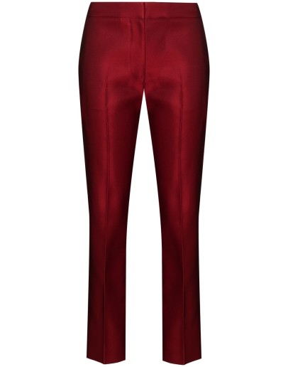 mid-rise cropped trousers