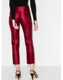 mid-rise cropped trousers