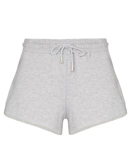 drawstring organic cotton running shorts