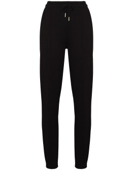 drawstring straight-leg track pants