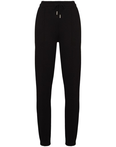 drawstring straight-leg track pants