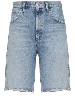 frayed denim shorts