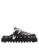 buckled clogs