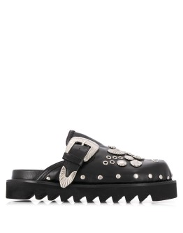 buckled clogs