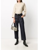 high rise wide leg jeans