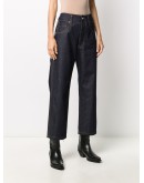 high rise wide leg jeans
