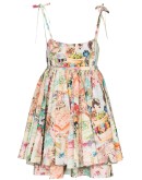 Babydoll cake print dress