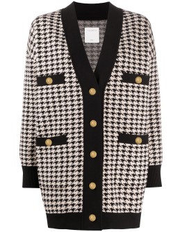 houndstooth cardigan
