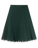 bead-embellished A-line skirt