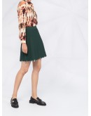 bead-embellished A-line skirt