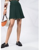 bead-embellished A-line skirt