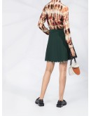 bead-embellished A-line skirt