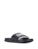 logo-print poolside slides
