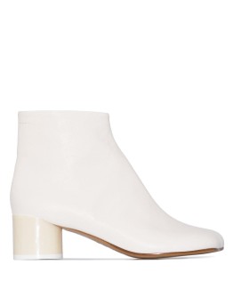 45mm square-toe ankle boots