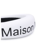 logo print hairband