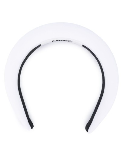 logo print hairband