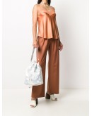 camouflage print bucket bag