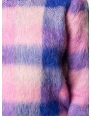 check print knitted jumper