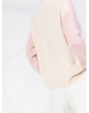 colour-block roll-neck jumper