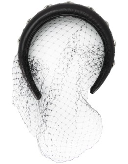 mesh veil headband