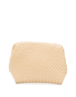 Intrecciato padded clutch bag