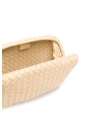 Intrecciato padded clutch bag