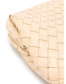 Intrecciato padded clutch bag