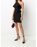 bow-detail mini dress
