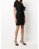bow-detail mini dress
