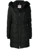 padded hooded parka coat