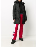 padded hooded parka coat