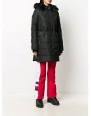 padded hooded parka coat